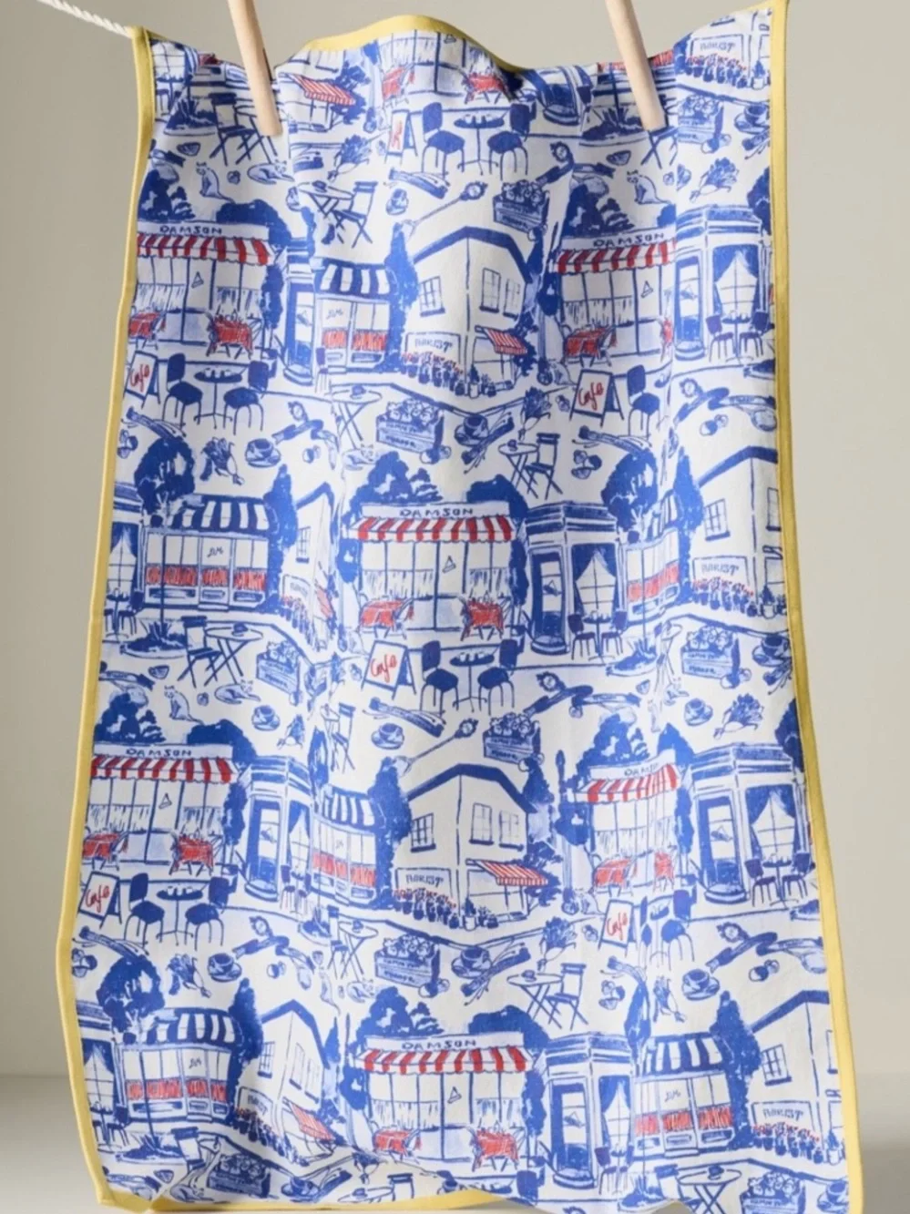 DAMSON MADDER NWT storefront dish towel